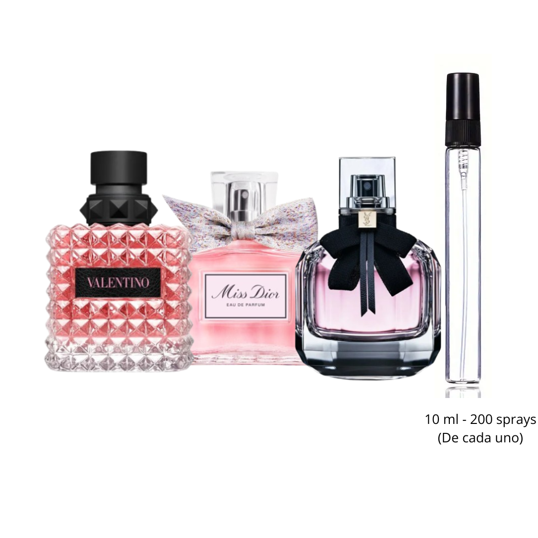 Set de Perfumes Femeninos – El Perfil más Femenino Clásico