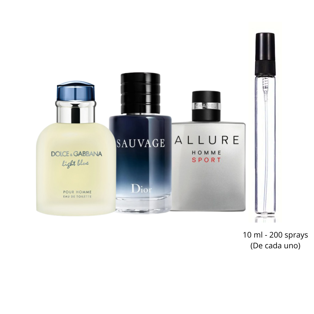 Set Perfumes Masculinos - Para Gimnasio