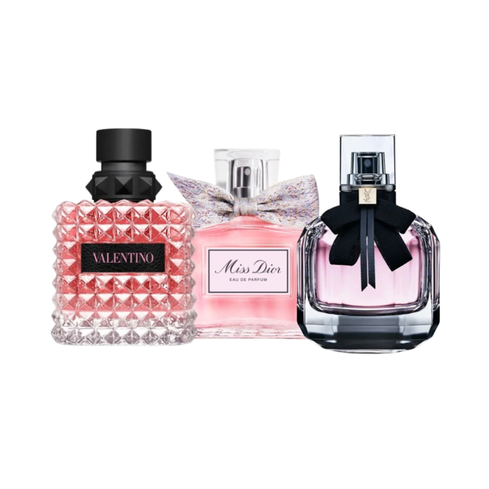 Set de Perfumes Femeninos – El Perfil más Femenino Clásico