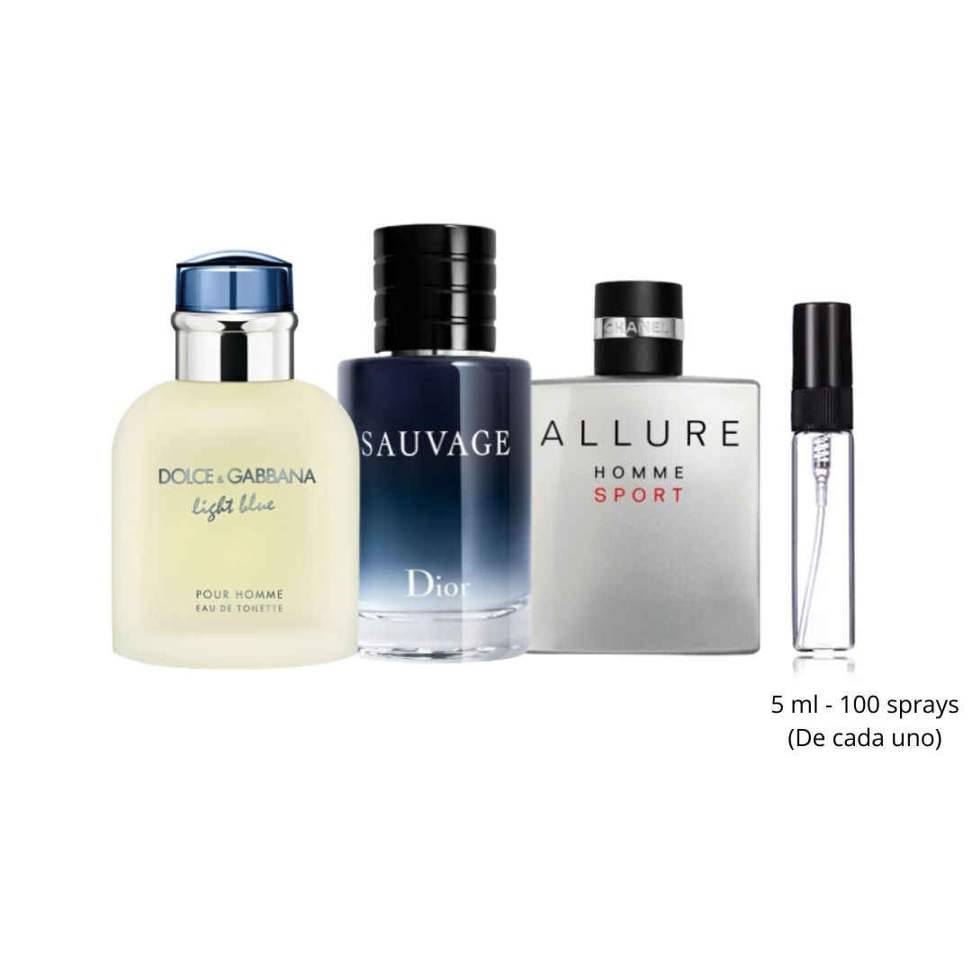 Set Perfumes Masculinos - Para Gimnasio