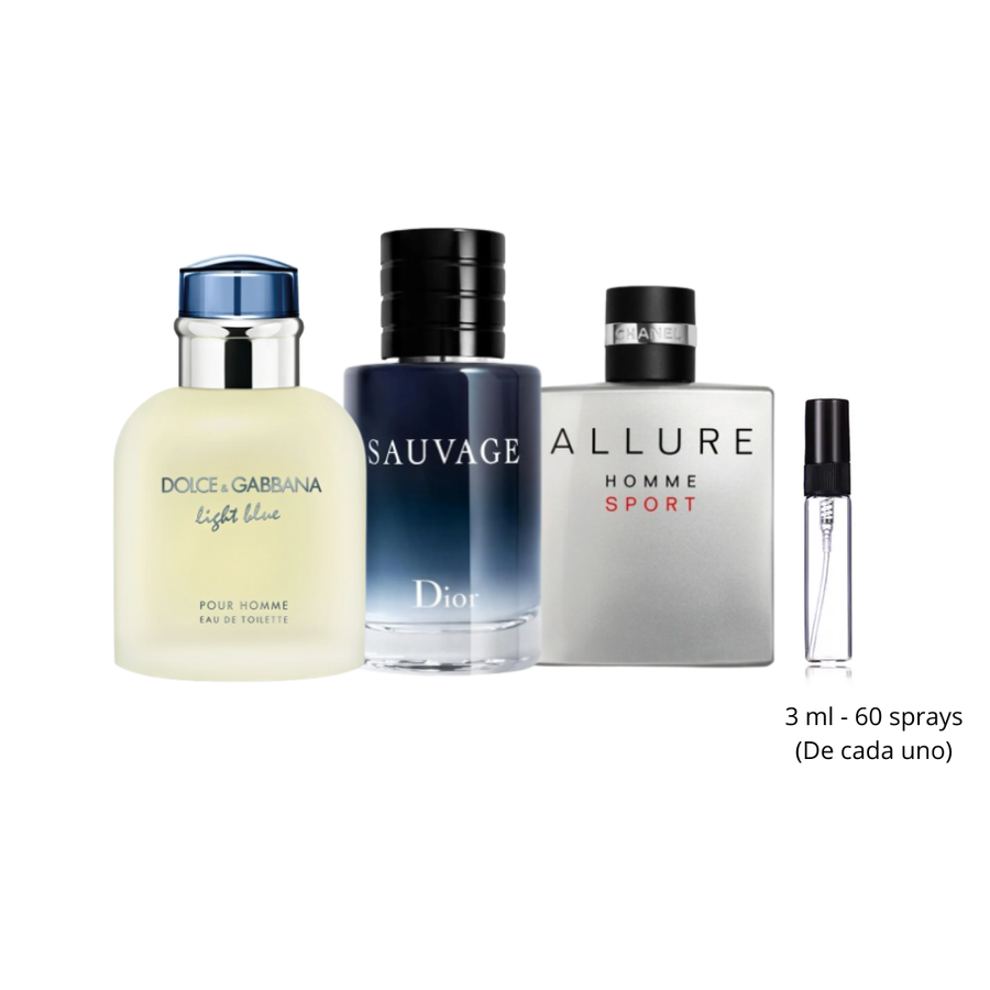 Set Perfumes Masculinos - Para Gimnasio